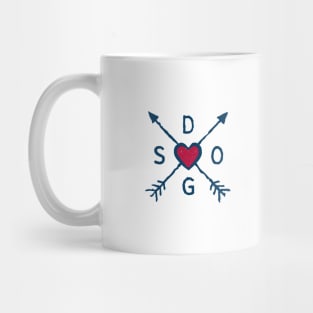 I Heart Dogs Mug